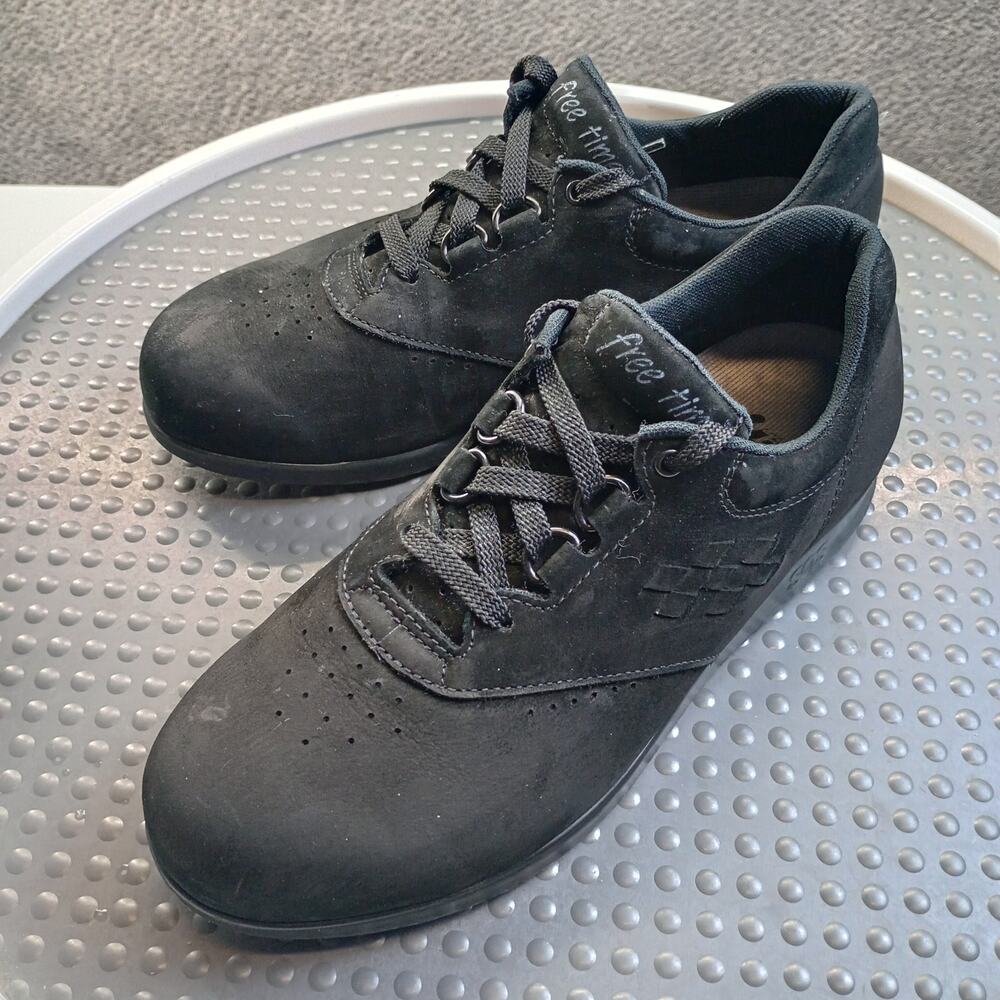SAS Free Time Comfort Walking Shoes Leather Lace Up Women